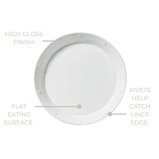 White Metal Plate Starter Set - J.A. Whitney