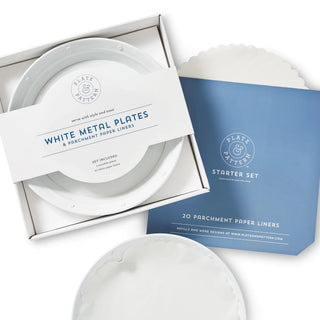 White Metal Plate Starter Set - J.A. Whitney
