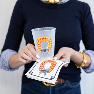 Pumpkin Wreath Shatterproof Cups