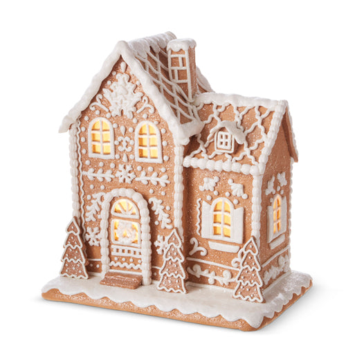 12.5" Lighted Gingerbread House