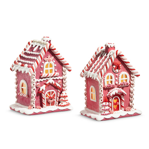 9" Lighted Gingerbread House