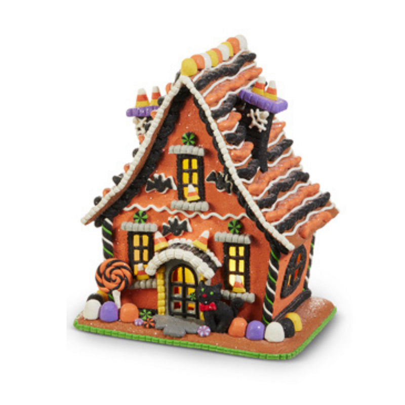 Orange & Black Gingerbread House