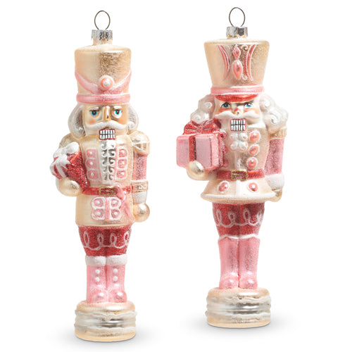 8" Glittered Nutcracker Ornament