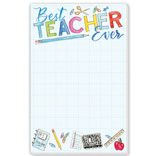 Best Teacher Ever - Large Notepad - J.A. Whitney