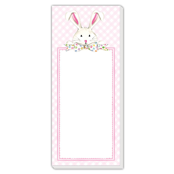 Bunny w/ Bow Tie -  Skinny Notepad