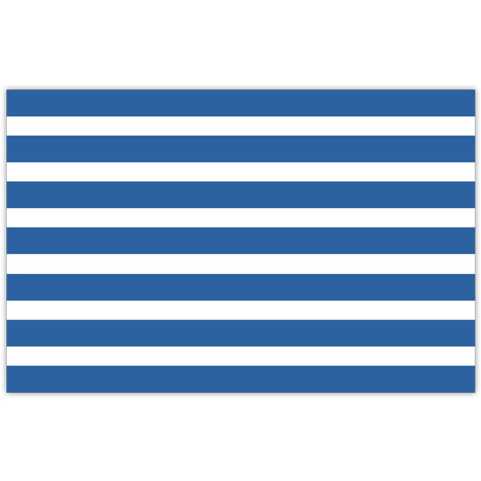 Blue Cabana Stripe - Paper Placemat