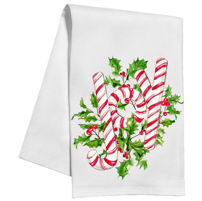 Candy Cane Joy - Kitchen Towel