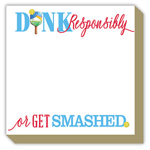 Dink Responsibly - Mini Luxe Notepad