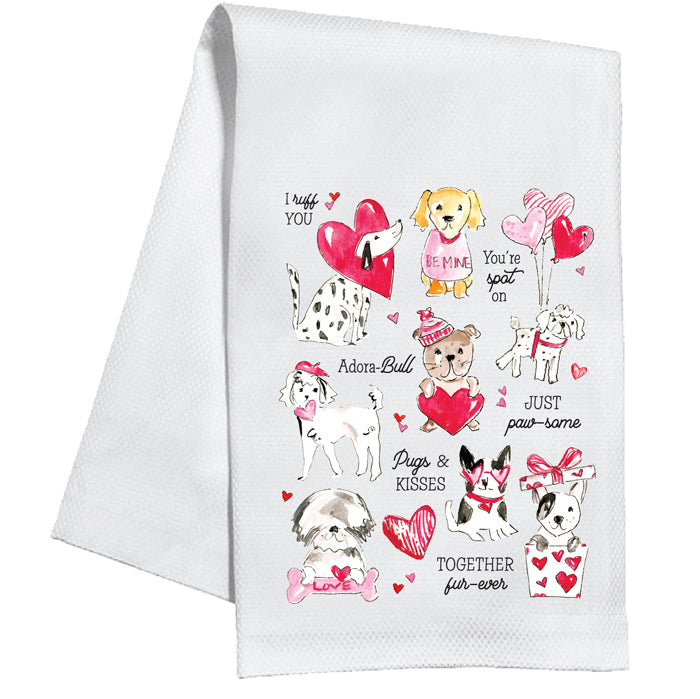 Doggy Valentines - Kitchen Towel