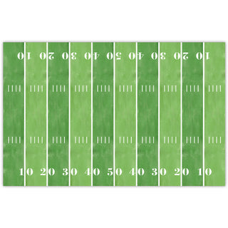 Football Field Paper Placemat by Rosanne Beck