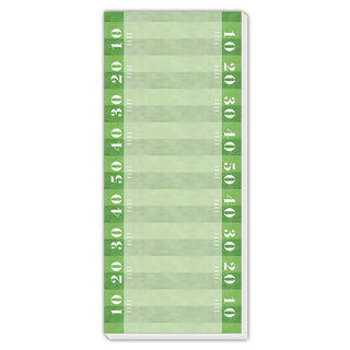Football Field Skinny Notepad by Rosanne Beck