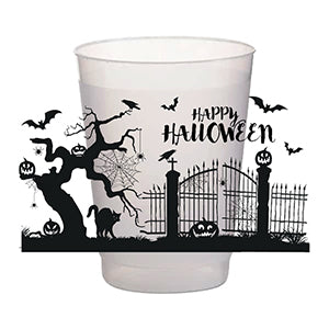 Spooky Gates Halloween Frost Flex Cups