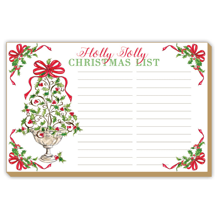 Holly Jolly Christmas List