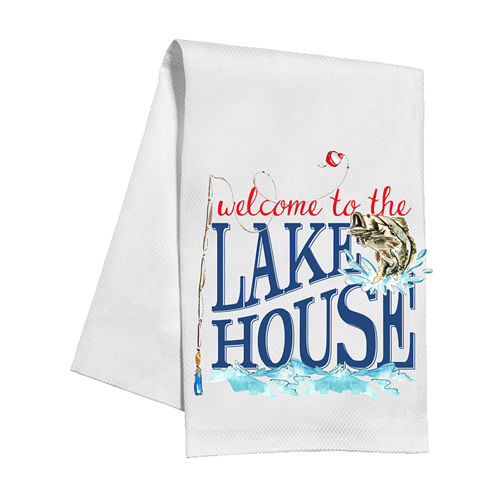 Welcome to the Lake House - Kitchen Towel
