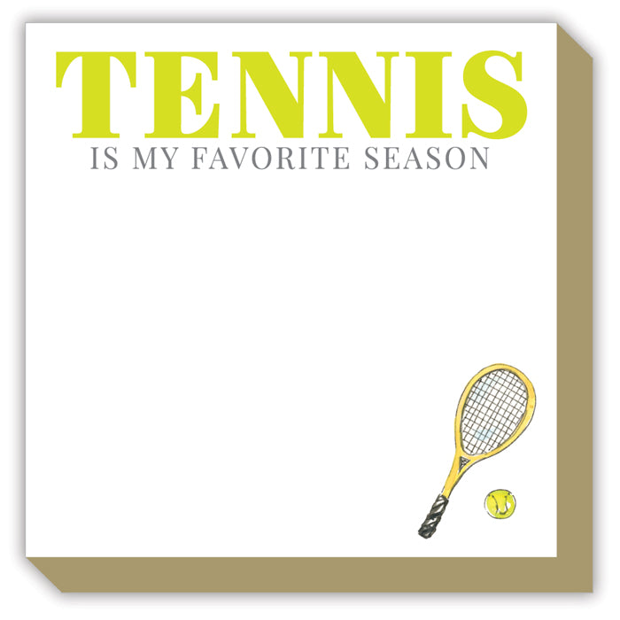 Tennis is My Favorite Season - Mini Luxe Notepad