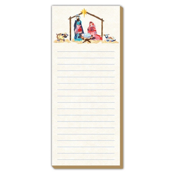 Nativity Scene - Luxe Skinny Notepad – J.A. Whitney