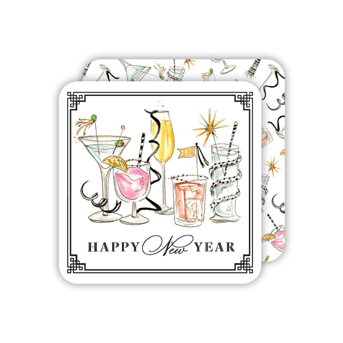 Happy New Year - Paper Coasters