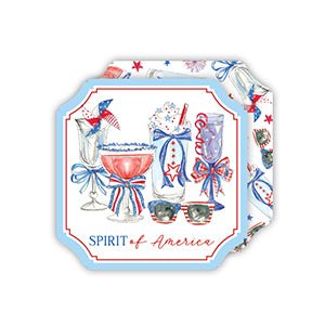 spirit of America paper coasters by Rosanne Beck