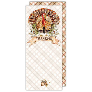 Turkey w/ Thankful Banner - Thankful Cards - J.A. Whitney