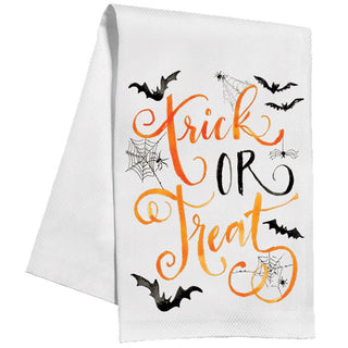 Trick or Treat w/ Bats & Webs - Kitchen Towel - J.A. Whitney