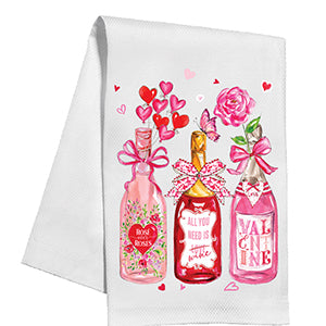 Valentine's Bottles - Kitchen Towel