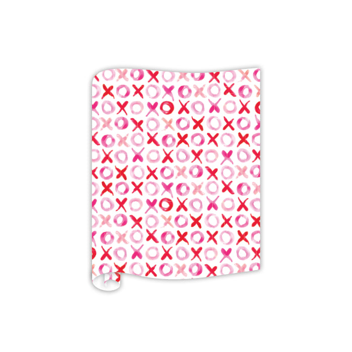 X's & O's Red and Pink Table Runner - Rosanne Beck