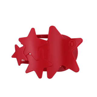 Red Shooting Star Large Flat Hair Clip - J.A. Whitney