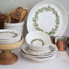 Christmas Wreath Round Serving Tray