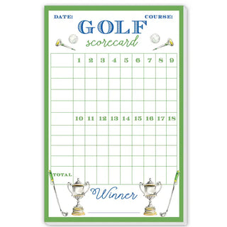 Golf Scorecard - Large Notepad