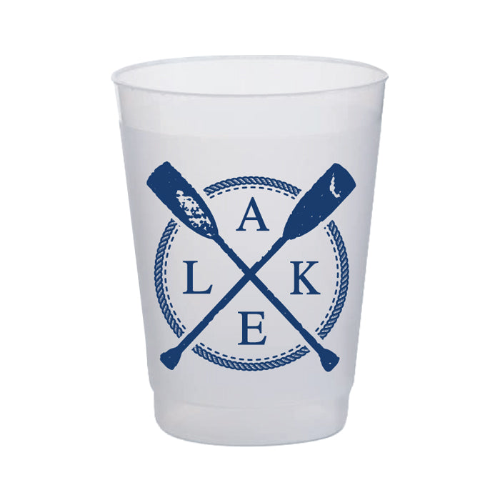 Lake w/ Crossed Oars Frost Flex Cups