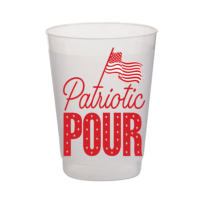 Patriotic Pour Frost Flex Cups