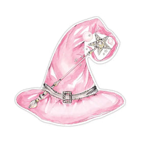 light pink witch hat table accent by Rosanne Beck