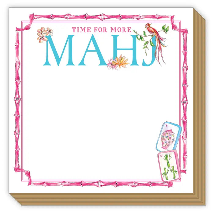 Time for More Mahj - Mini Luxe Notepad