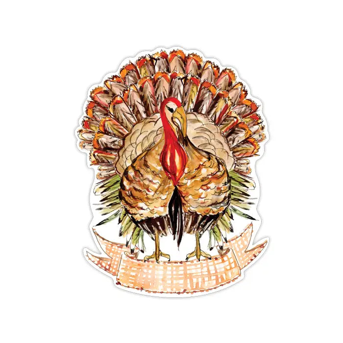 Turkey w/ Foliage - Table Accent