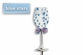 Patriotic Wine Glass Stake