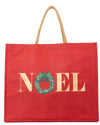 Noel Wreath Carryall Tote
