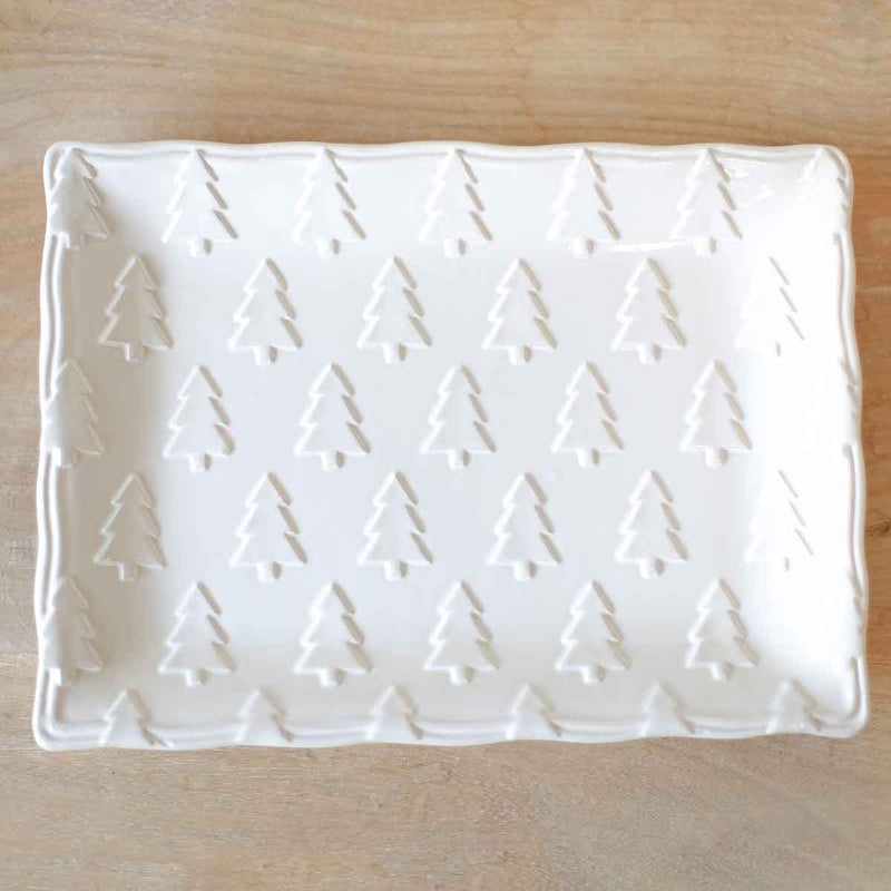 Small Balsam Lane Embossed Platter