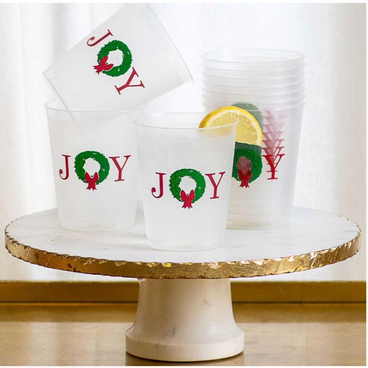 Wreath Party Cups