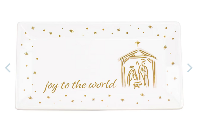 Joy to the World Rectangle Platter