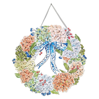 Autumn Hydrangea Door Hanger