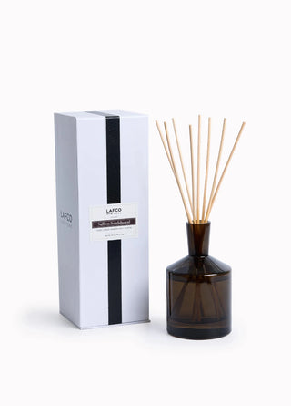 Saffron Sandalwood 6 oz Reed Diffuser - J.A. Whitney