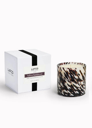 Saffron Sandalwood 15.5 oz Candle - J.A. Whitney