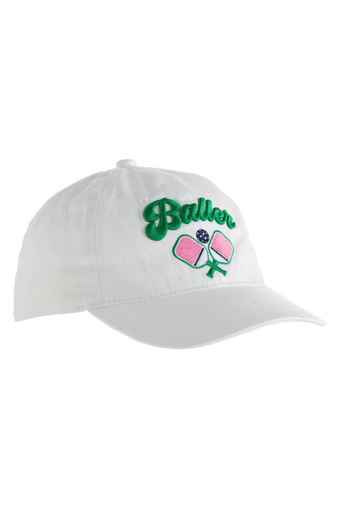 White Baller Hat