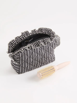 Black Large Lucy Zip Pouch by Shiraleah