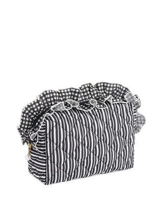 Black Large Lucy Zip Pouch by Shiraleah