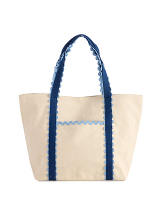 Blue Poppy Tote - Personalization Included