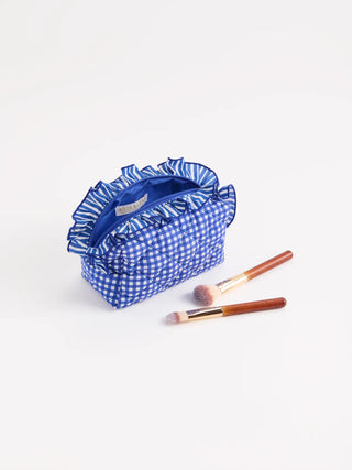 Blue Small Lucy Zip Pouch by Shiraleah