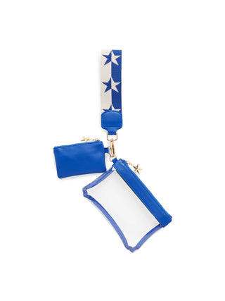 Blue Spectator Wristlet - J.A. Whitney