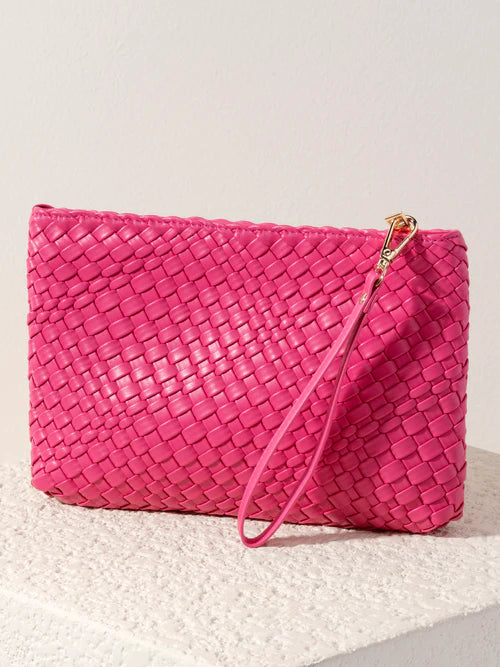 Magenta Blythe Zip Wristlet