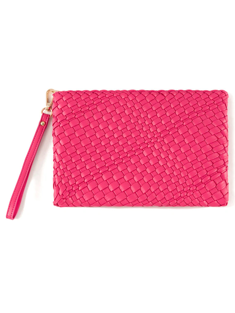 Magenta Blythe Zip Wristlet